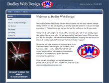 Tablet Screenshot of dudleywebdesign.com